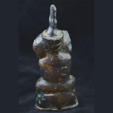 AA1089 | Ancient Lao Ganesha Statue - 01