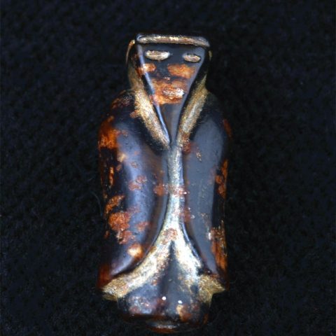 BC3291 | Han Dynasty Carved Man Bead - 02
