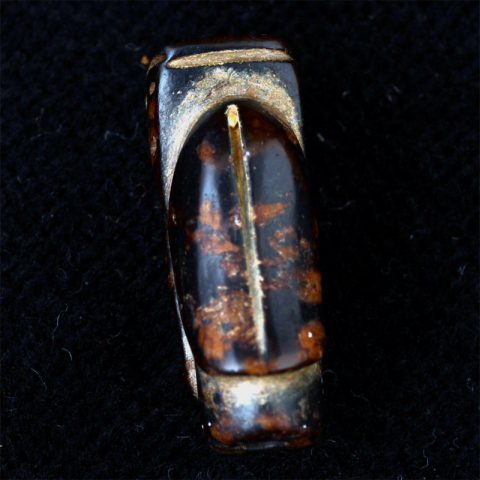 BC3291 | Han Dynasty Carved Man Bead - 03