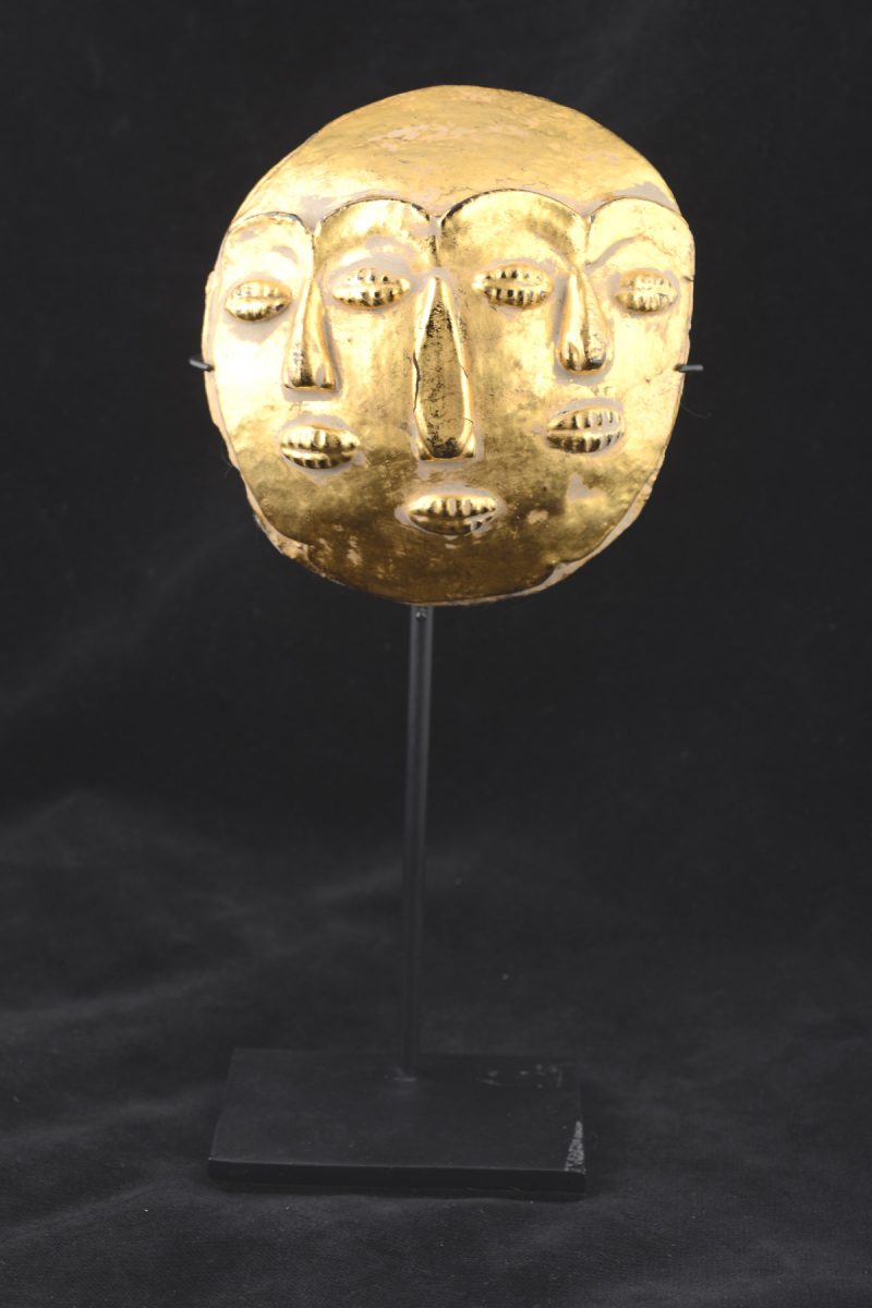 KP8067 | Shan Kapala with Three Faces and Gilded -01