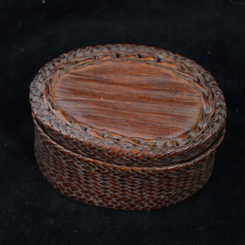 AA1126 | Antique Oval Thai Sticky Rice Basket - 01 | AA1126 | Antique Oval Thai Sticky Rice Basket - 01