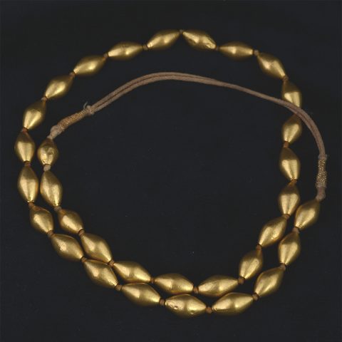 BC3293 | Indian Gold Bead Necklace - 00
