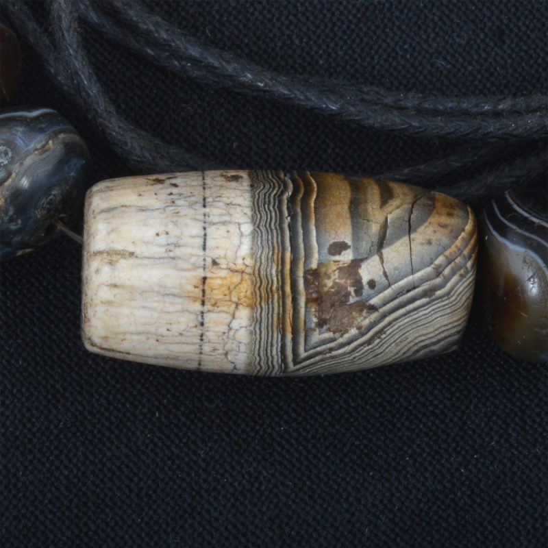 BC3440 | Necklace w/ Ancient Agate, Sulemani & Gold – 01