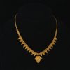23K Indian Granulated Gold Necklace