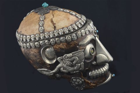 TS101052 | Tantric Kapala Human Skull