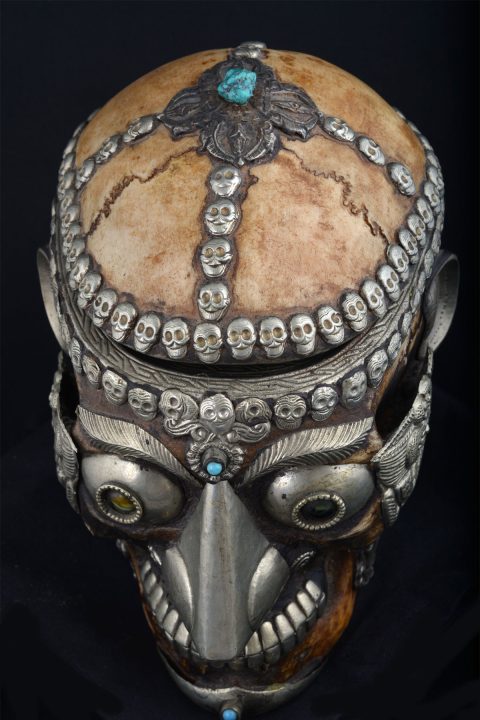 TS101055 | Tantric Kapala Human Skull