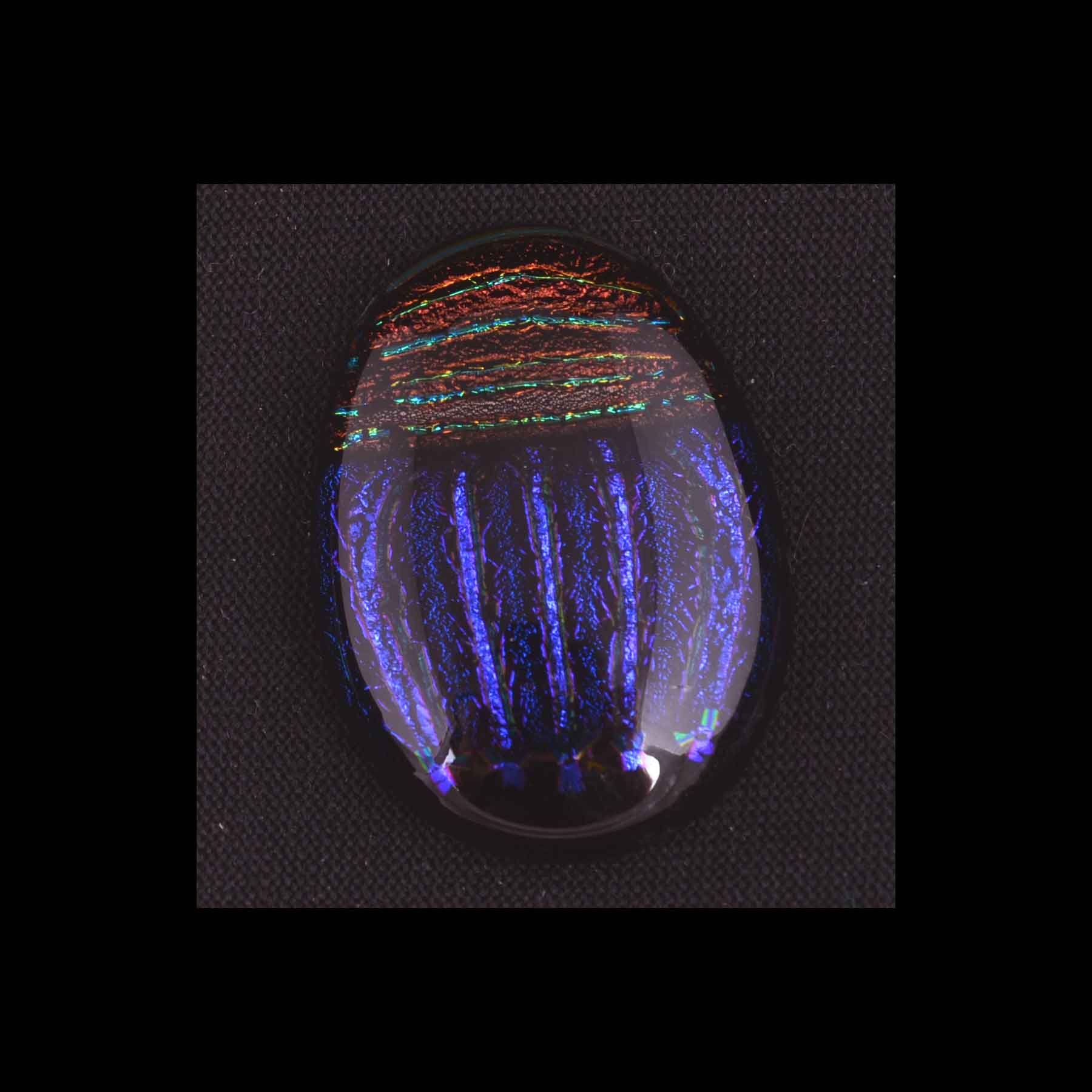 SJM5057 | fused glass scarab bruce st john maher