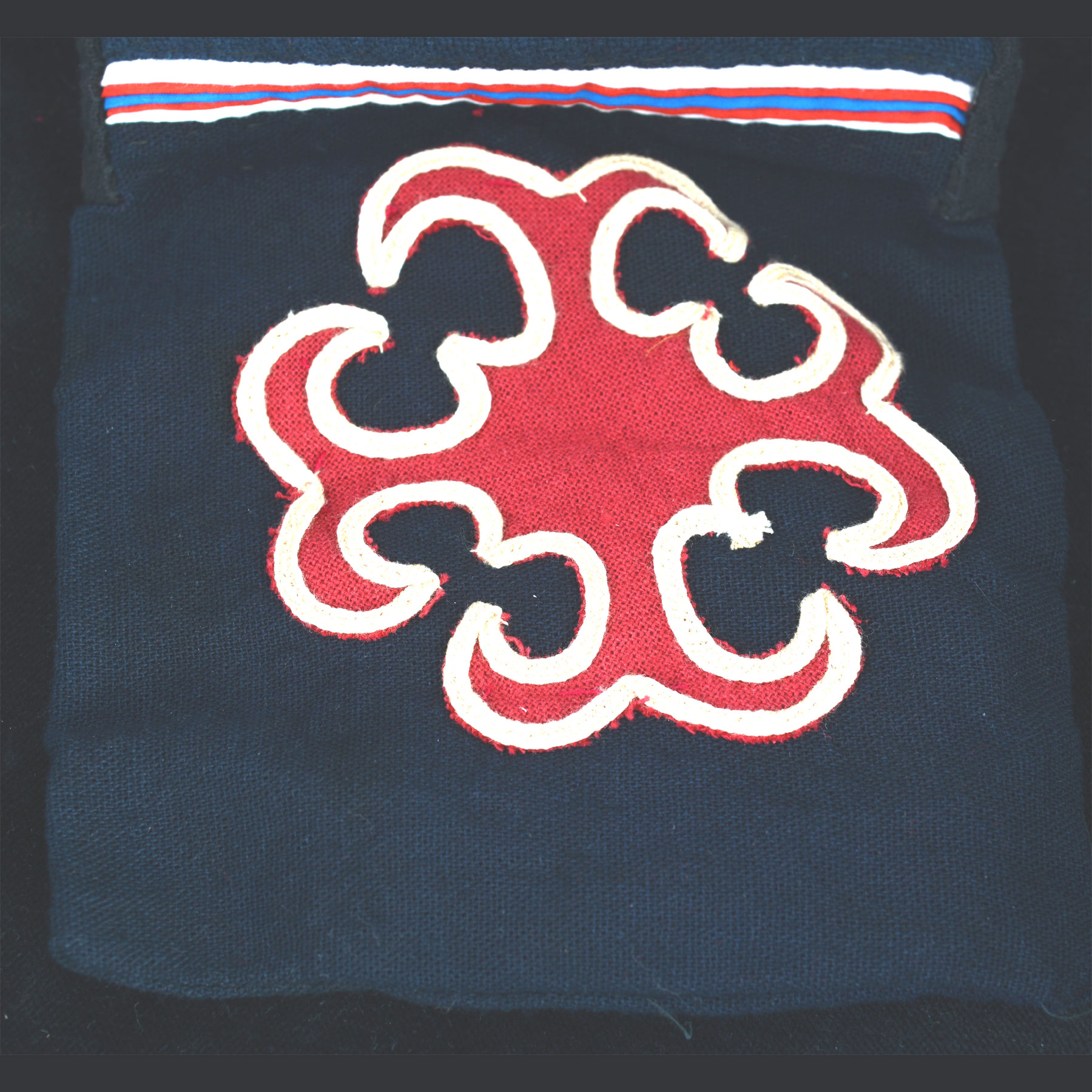 Small Yao Embroidered & Appplique Passport Bag