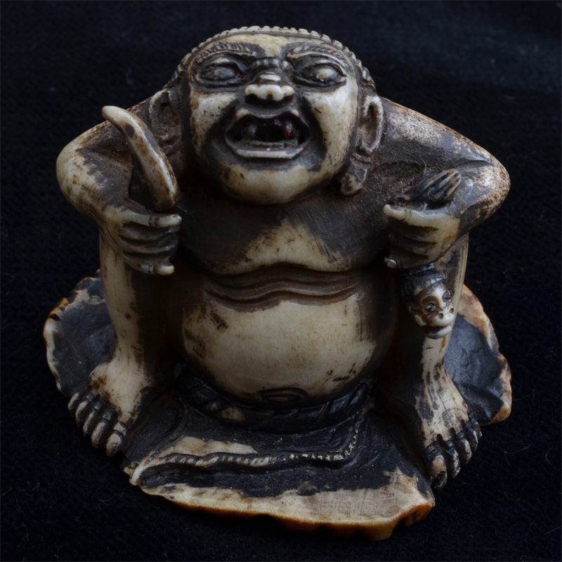 AA1000 | 	Antique Hand Carved House Protective Deity - 00 | AA1000 | Antique Hand Carved House Protective Deity - 00