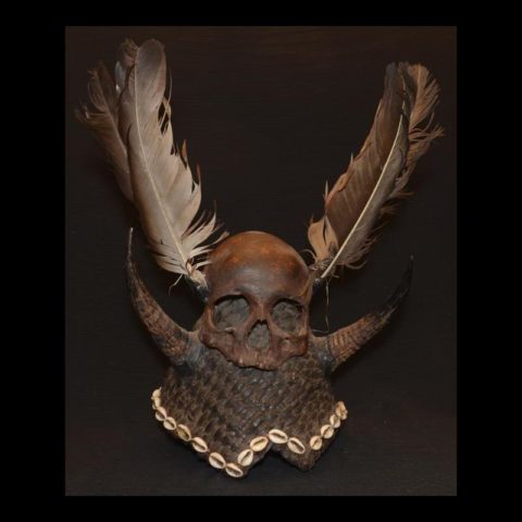 AA1002 | Naga Trophy Hat w/Human Skull - 07