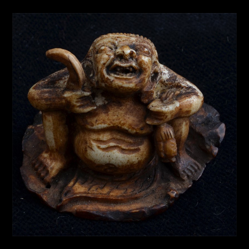 AA1014 | Antique Hand Carved House Protective Deity - 00 | AA1014 | Antique Hand Carved House Protective Deity - 00