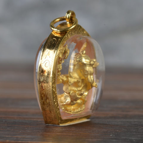 AMG1001 | Ganesh Amulet in 22k Gold Case - 00 | AMG1001 | Ganesh Amulet in 22k Gold Case - 00
