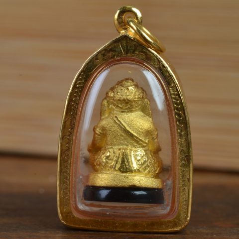 AMG1050 | Thai Ganesh Amulet in 23K Gold Case - 01