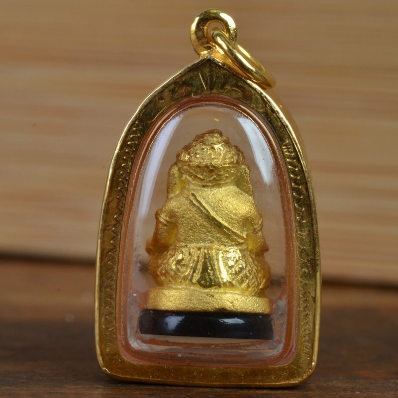 Thai Gold Ganesh Amulet in 23K Gold Case | Tiger Tiger