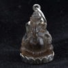 Ganesha Amulet, carved withsterling, 3/4″