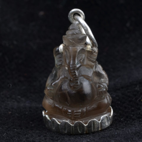 AP41 | Ganesha Amulet, carved withsterling, 3/4inch