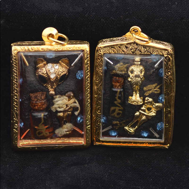 AP67 | Gold Plated Thai Love Potion Amulets - 00