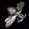 Sterling Silver Bee Bead Vintage Burkett Work