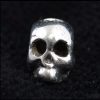 Very Small Sterling Skull Bead by Robert Burkett