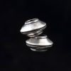 Flying Saucer Sterling Silver Bead by Bob Burkett