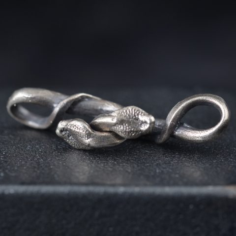 BBC02S | Sterling Silver Snake Clasp by R. Burkett - 02 | BBC02S | Sterling Silver Snake Clasp by R. Burkett - 02