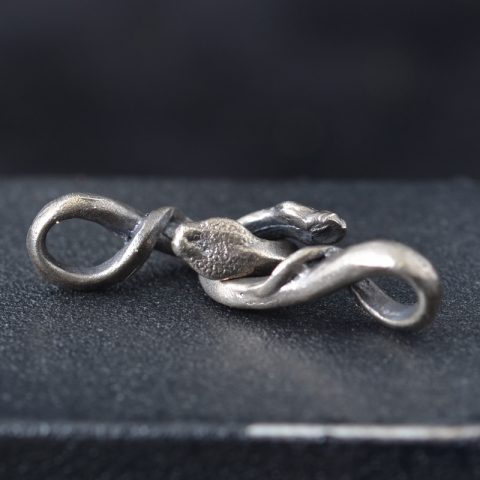 BBC02S | Sterling Silver Snake Clasp by R. Burkett - 03 | BBC02S | Sterling Silver Snake Clasp by R. Burkett - 03