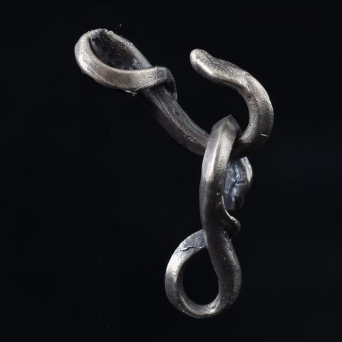 BBC02S | Sterling Silver Snake Clasp by R. Burkett - 04 | BBC02S | Sterling Silver Snake Clasp by R. Burkett - 04