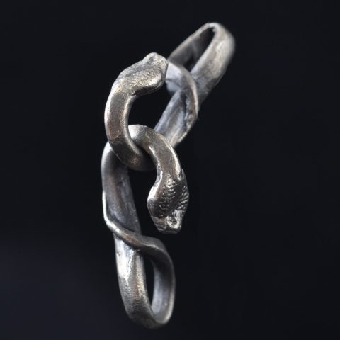 BBC02S | Sterling Silver Snake Clasp by R. Burkett - 05 | BBC02S | Sterling Silver Snake Clasp by R. Burkett - 05