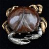 Shibuichi & Sterling Silver Crab Pendant by Robert Burkett