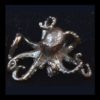 Small Bronze Octopus Pendant by Robert Burkett