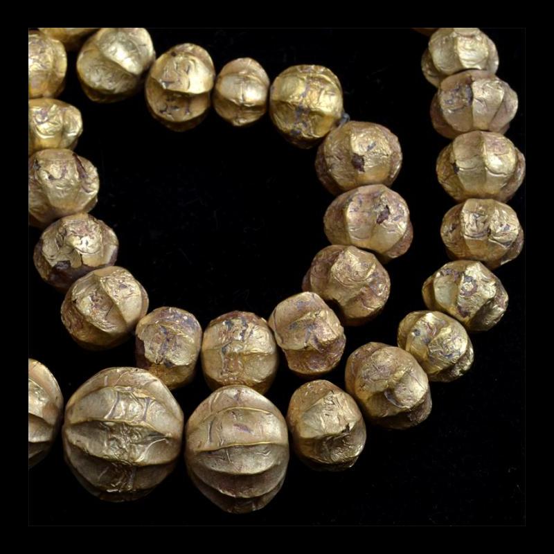 BC1020 | Cambodian Gold Bead Necklace - 01 | BC1020 | Cambodian Gold Bead Necklace - 01