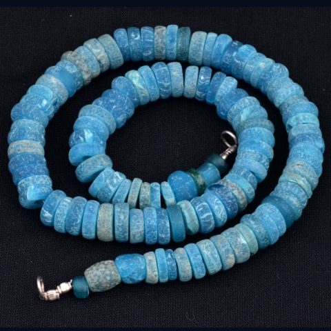 BC1027 | Ancient Blue Glass Necklace from Burma - 00 | BC1027 | Ancient Blue Glass Necklace from Burma - 00