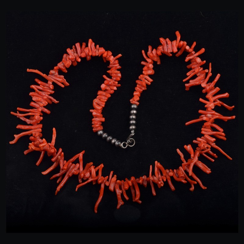 BC1081 | Necklace of Graduated Branched Coral - 01