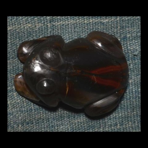 BC1096 | Lopburi Style Carnelian Frog Bead - 01 | BC1096 | Lopburi Style Carnelian Frog Bead - 01