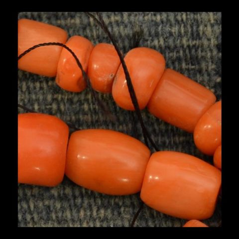 BC1115 | Antique Coral Orange-Red color - 01 | BC1115 | Antique Coral Orange-Red color - 01