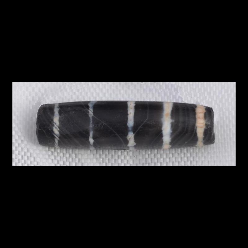 BC1149 | Pyu Military Bead with Five Stripes - 00 | BC1149 | Pyu Military Bead with Five Stripes - 00