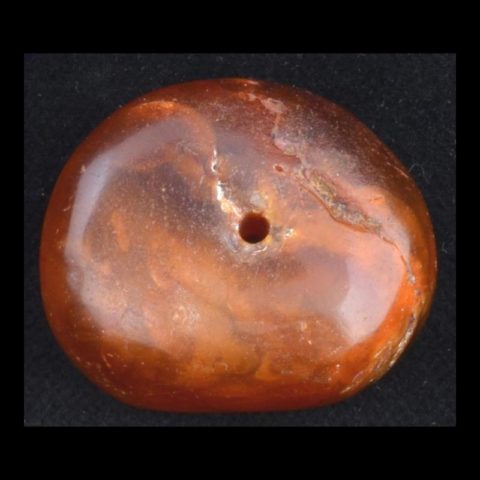 BC1538 | Antique Large Cognac Amber Bead