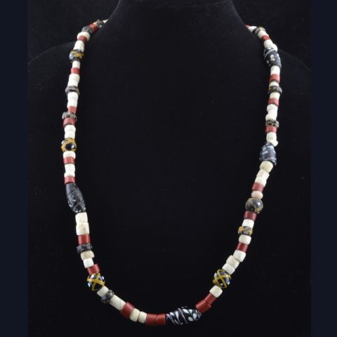 BC1640 | Strand of Lewis and Clark and French Ambassador Beads - 01 | BC1640 | Strand of Lewis and Clark and French Ambassador Beads - 01