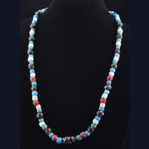 BC1641 | Strand of Lewis and Clark and French Ambassador Beads - 01