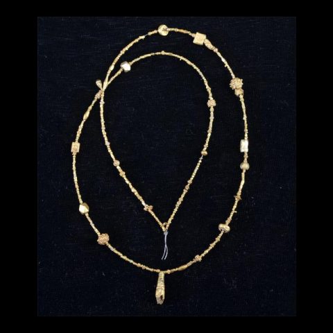 BC1675 | Strand of Ancient Pyu Gold Beads - 00 | BC1675 | Strand of Ancient Pyu Gold Beads - 00