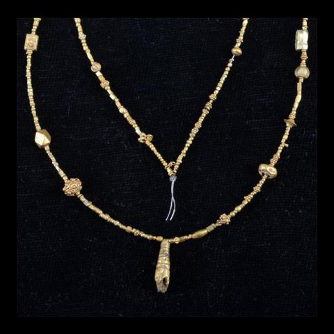 BC1675 | Strand of Ancient Pyu Gold Beads - 01 | BC1675 | Strand of Ancient Pyu Gold Beads - 01