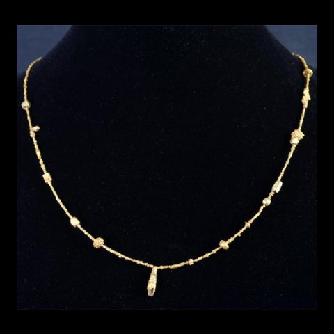BC1675 | Strand of Ancient Pyu Gold Beads - 03 | BC1675 | Strand of Ancient Pyu Gold Beads - 03