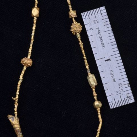 BC1675 | Strand of Ancient Pyu Gold Beads - 06 | BC1675 | Strand of Ancient Pyu Gold Beads - 06