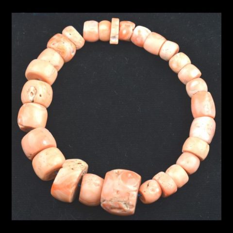 BC1705 | Strand of Natural Antique Salmon Coral - 00