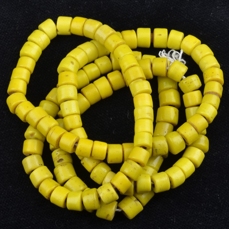 BC1975 | Yellow Venetian Trade Beads - 00 | BC1975 | Yellow Venetian Trade Beads - 00