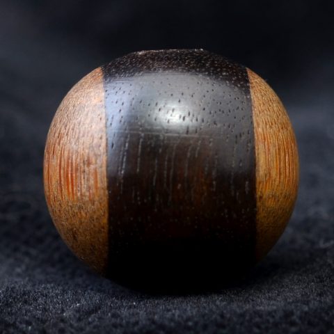 BC2478 | Antique Japanese Wood Ojime Bead