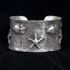 Hill Tribe Silver Bracelet with Fish and Sea Stars