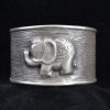 Hill Tribe Silver Elephant Cuff Bracelet