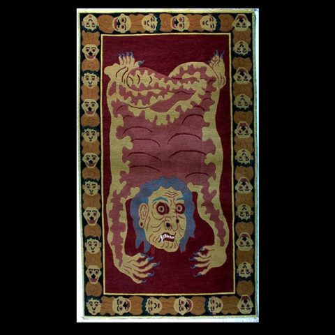 CM005 | Tibetan Tantric Carpet, Haga