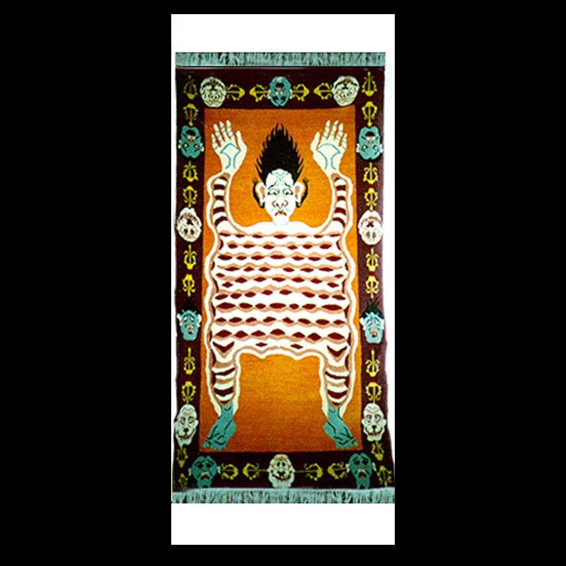 CM007 | Tibetan Tantric Carpet, Flayed Man | CM007 | Tibetan Tantric Carpet, Flayed Man